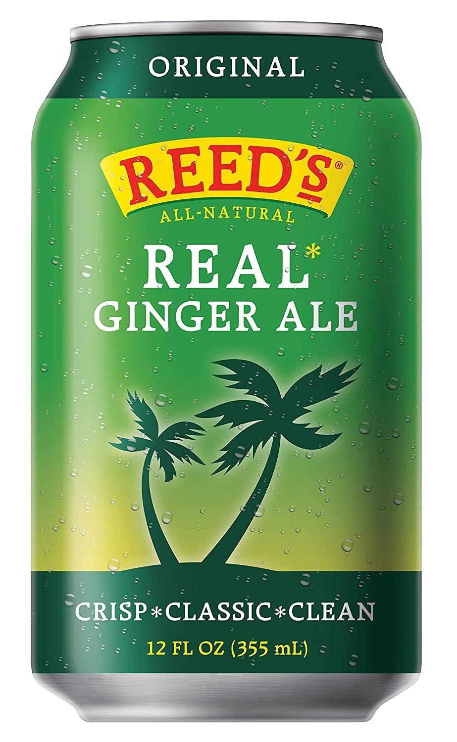 Product image of Reed's Real Ginger Ale All-Natural Classic Ginger Ale Made Real Ginger - cans 12 oz 12 oz Pack of 8